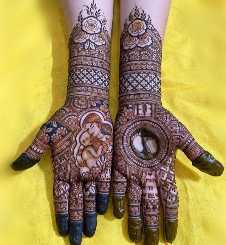 Babyshower-mehandi-design